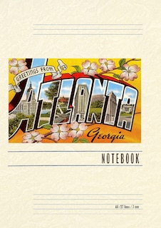Couverture_Vintage Lined Notebook Greetings from Atlanta