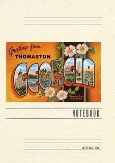 Couverture_Vintage Lined Notebook Greetings from Thomaston