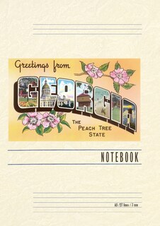 Front cover_Vintage Lined Notebook Greetings from Georgia