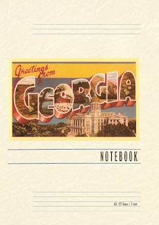 Front cover_Vintage Lined Notebook Greetings from Georgia
