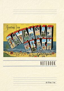 Couverture_Vintage Lined Notebook Greetings from Savannah Beach