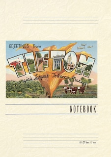 Front cover_Vintage Lined Notebook Greetings from Tifton