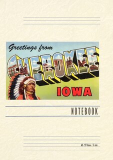 Front cover_Vintage Lined Notebook Greetings from Cherokee