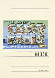 Couverture_Vintage Lined Notebook Greetings from Cedar Falls