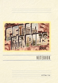 Couverture_Vintage Lined Notebook Greetings from Cedar Rapids