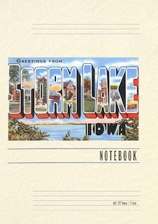 Front cover_Vintage Lined Notebook Greetings from Storm Lake