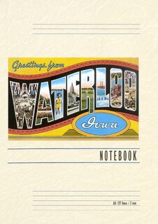 Front cover_Vintage Lined Notebook Greetings from Waterloo