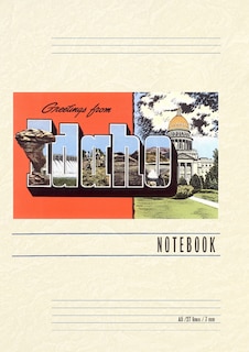 Front cover_Vintage Lined Notebook Greetings from Idaho