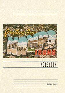 Front cover_Vintage Lined Notebook Greetings from Nampa
