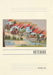 Couverture_Vintage Lined Notebook Greetings from Canton, Illinois