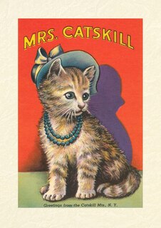 Front cover_Vintage Lined Notebook Mrs. Catskill, Greetings from Catskill Mts., NY