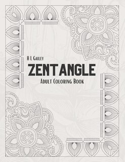 Front cover_Zentangle Coloring Book for Adults