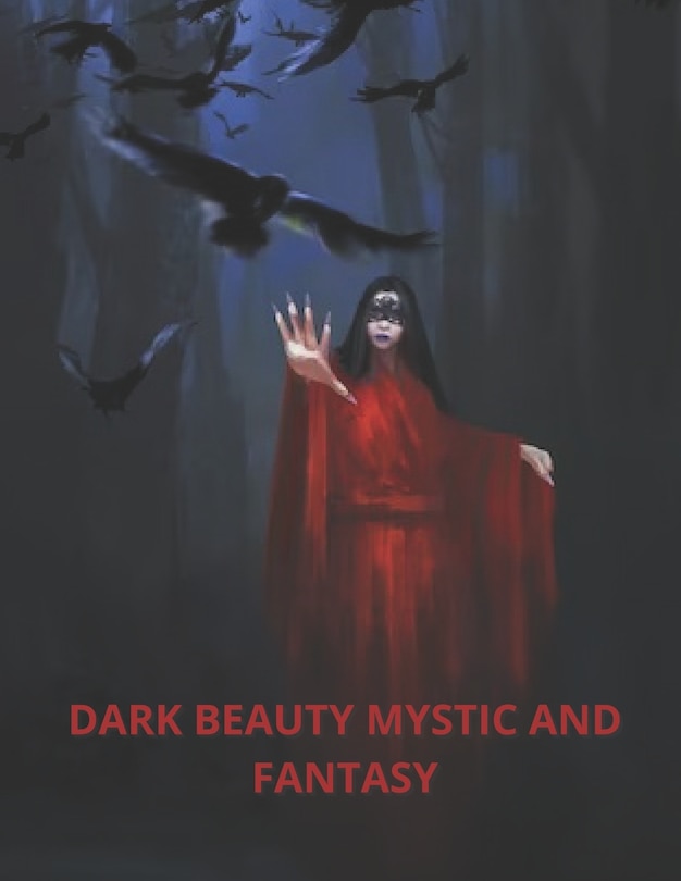 Dark Beauty Mystic and Fantasy: Horror coloring book for adults and children