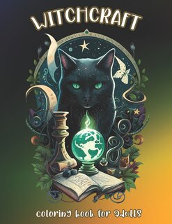 Front cover_Witchcraft Coloring Book for Adults