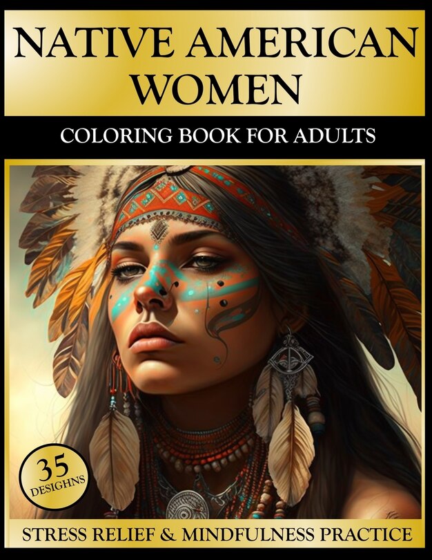 Couverture_Native American Women Coloring Book for Adults