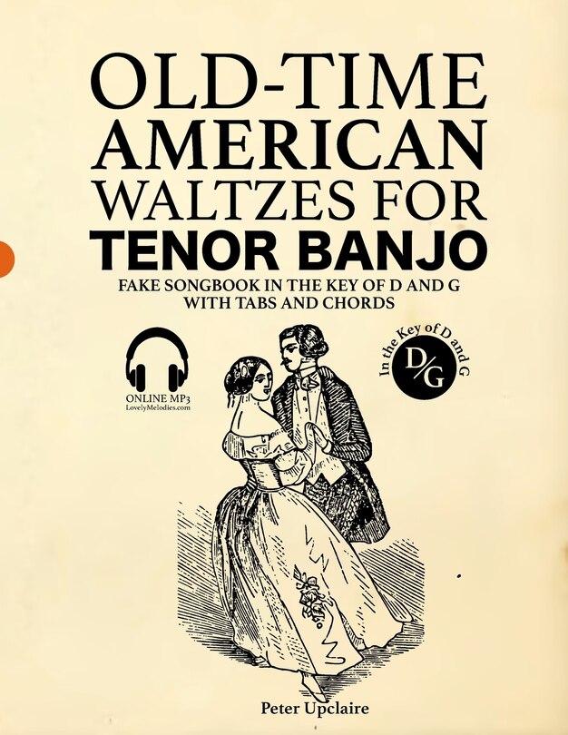 Front cover_Old-Time American Waltzes for Tenor Banjo - Fake Songbook in the key of D and G with Tabs and Chords