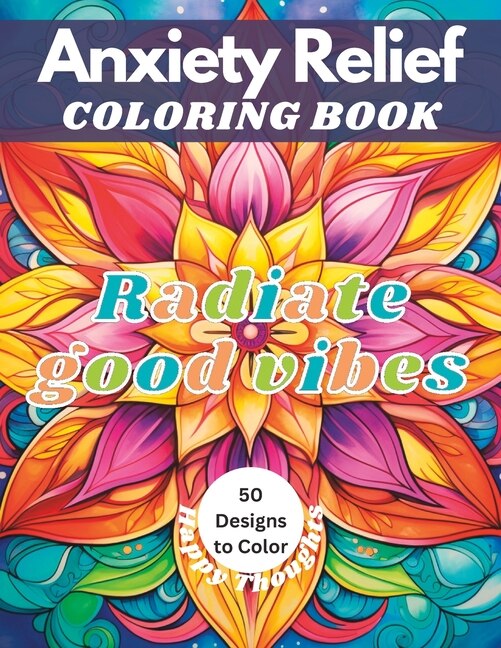 Front cover_Inspiring Anxiety Relief Coloring Book