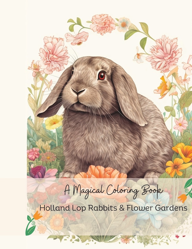 Front cover_Holland Lop Rabbits & Flower Gardens