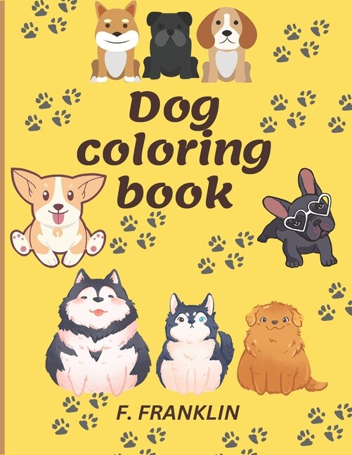 Dog coloring book