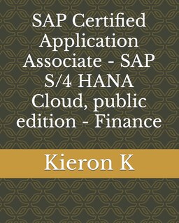 Front cover_SAP Certified Application Associate - SAP S/4 HANA Cloud, public edition - Finance