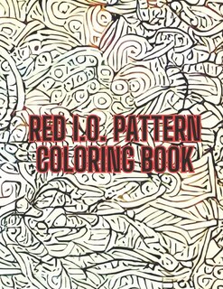 Front cover_Red I.O. Pattern Coloring Book