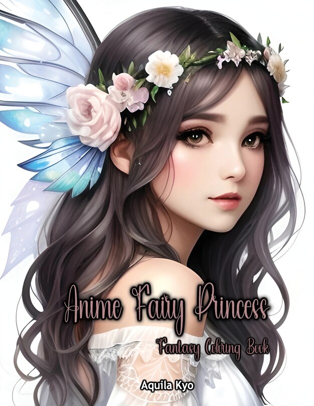 Anime Fairy Princess Coloring Book image number 0
