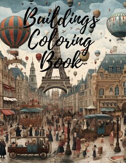 Front cover_Buildings Coloring Book