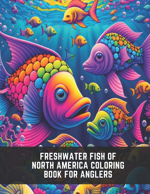 Freshwater Fish of North America Coloring Book for Anglers: Over 50 Designs to Color