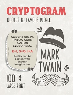 Front cover_100 Large Print Cryptogram Quotes by Famous People