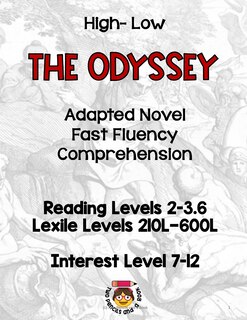 The Odyssey Adapted Novel High Interest Low Level Fast Fluency and Comprehension