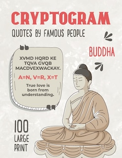Couverture_100 Large Print Cryptogram Quotes by Famous People