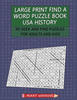 Front cover_Large Print Find a Word Puzzle Book USA History
