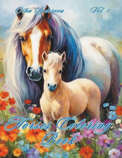 Couverture_Horses Coloring Book