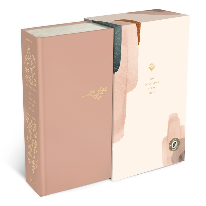 Front cover_NLT Life Application Study Bible, Third Edition (Hardcover Cloth, Soft Pink, Indexed, Red Letter)