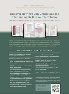 Back cover_NLT Life Application Study Bible, Third Edition (Hardcover Cloth, Soft Pink, Indexed, Red Letter)