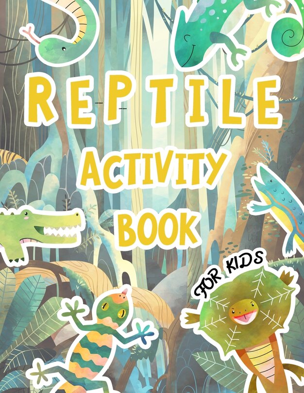 Couverture_Reptile Activity Book For Kids