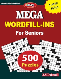 Front cover_Mega Word Fill-In for Seniors