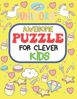 Front cover_Awesome Puzzles For Clever Kids Ages 6 to 10