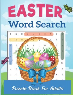 Front cover_Easter Word Search Puzzle Book For Adults