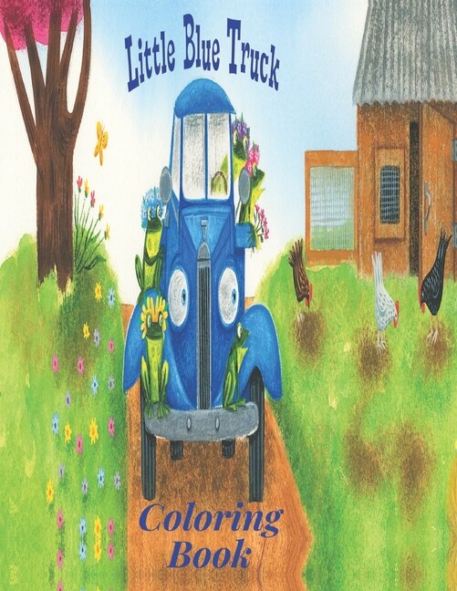 Little Blue Truck Coloring Book: (My First Big Book of Coloring) | Indigo