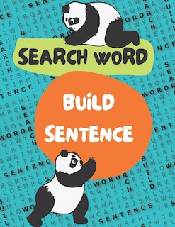 Search Word Build Sentence: Word Search Puzzles for Kids Learning Game Sentence Building Practice Funny activities Kids ages 4-8