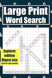 word search large print digest size: Explorer edition