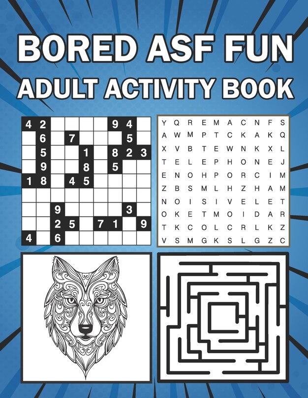 Front cover_Bored ASF Fun Adult Activity Book
