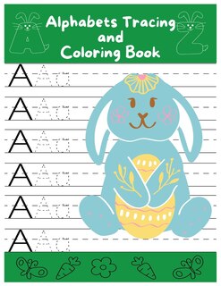 Front cover_Alphabet Tracing and Coloring book
