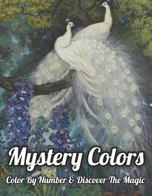 Mystery colors color by number discover the magic an adult color by