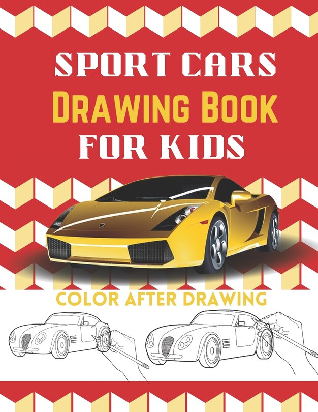 Front cover_Sport Cars Drawing Book for Kids