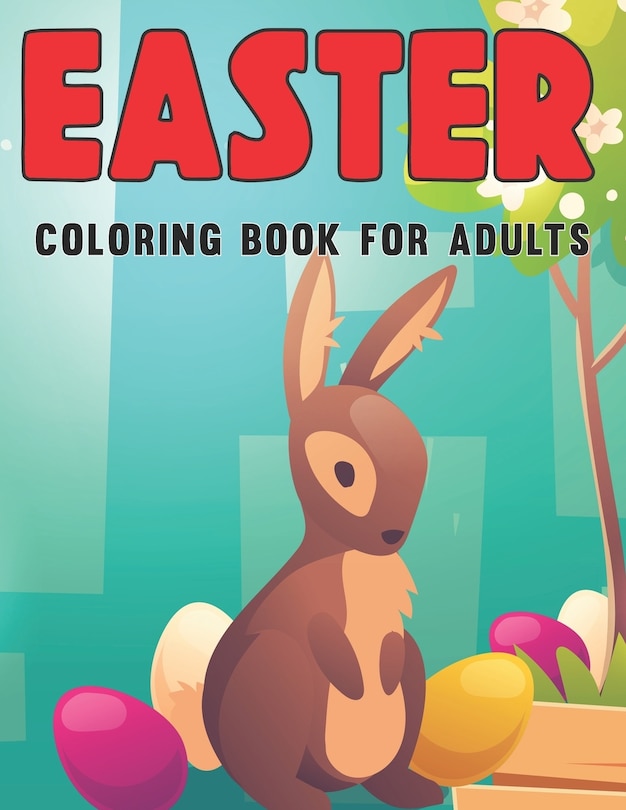 Front cover_Easter Coloring Book for Adults