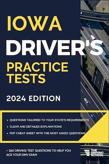 Front cover_Iowa Driver's Practice Tests