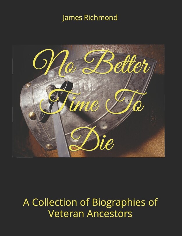 Front cover_No Better Time To Die
