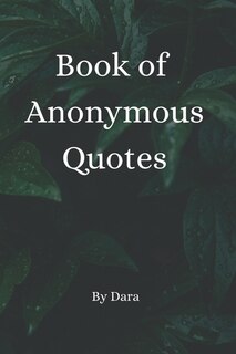 Couverture_Book of Anonymous Quotes